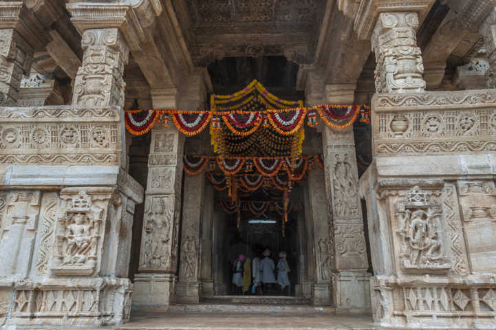 12 - India - Chittorgarh - fuerte de Chittorgarh - templo hindu Kalika Mata